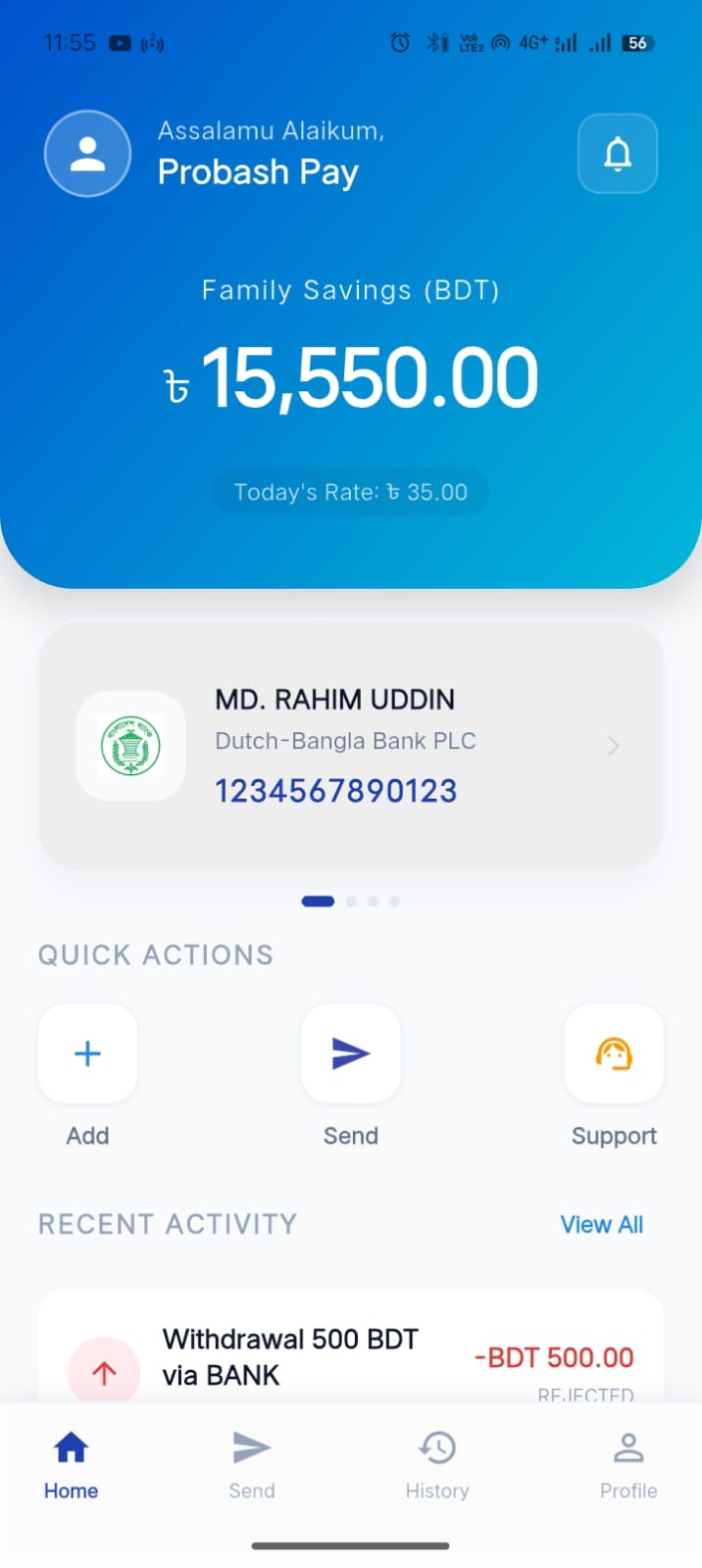 ProbashPay Home